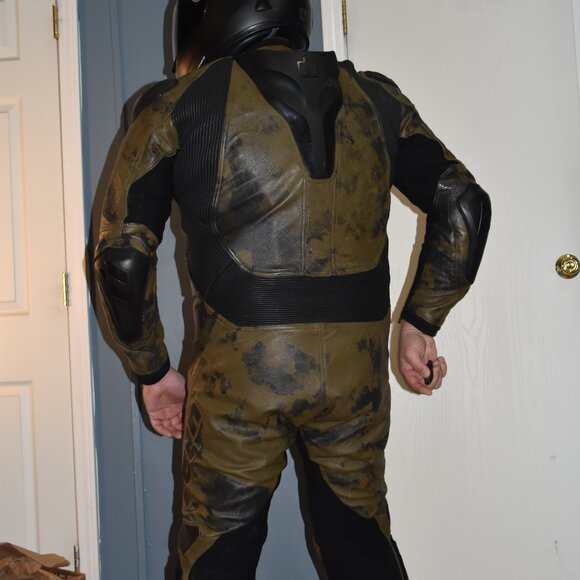 Icon Hypersport Battlescar leather motorcycle 🏍 suit size US 46/ EURO56 - Picture 10 of 16